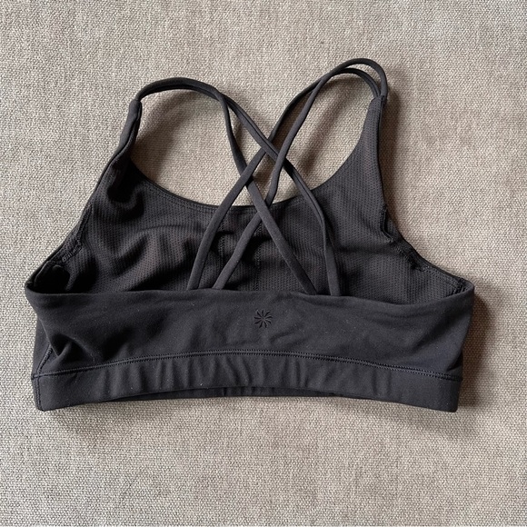 Athleta Girl Strappy Sports Bra Black Girls 14 XL - Picture 2 of 3
